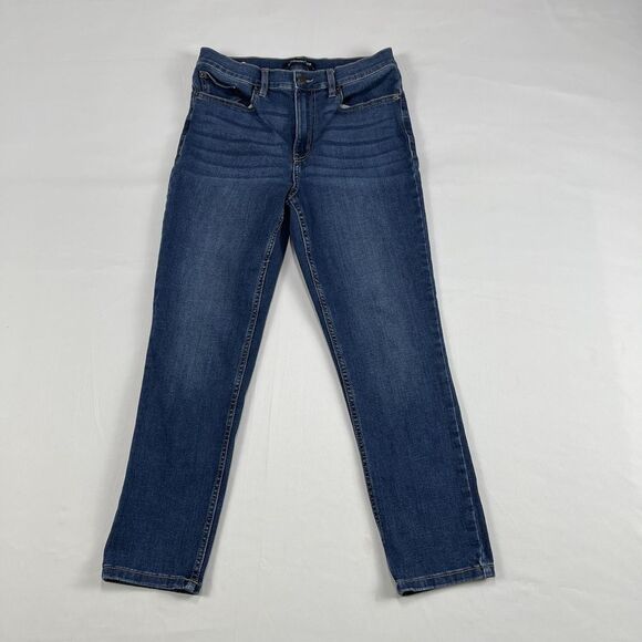 Calvin Klein Denim - Calvin Klein Jeans Women's Dark Blue Denim Pockets High Rise Skinny Leg Sz: 6/28